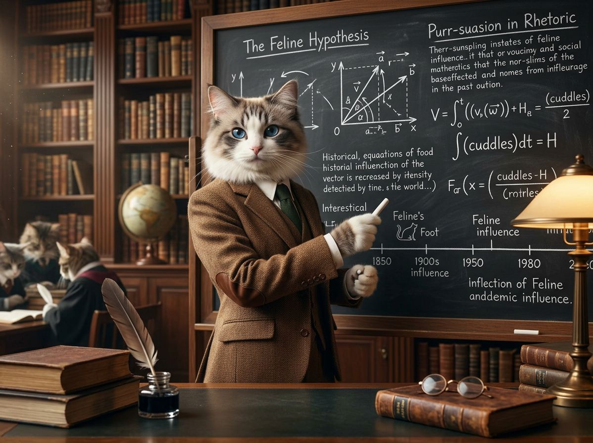 A scholarly portrait in an academic setting.